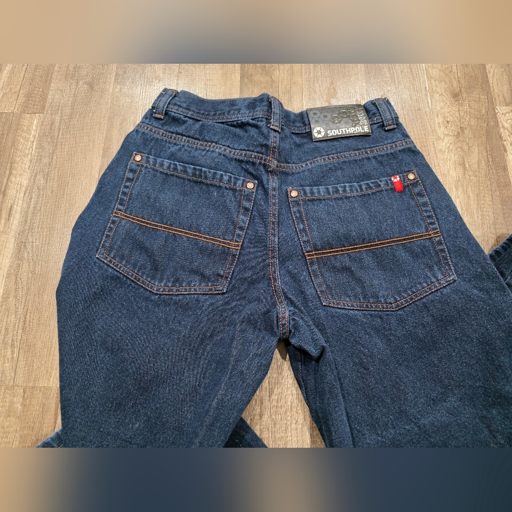 Vintage Y2K SOUTHPOLE BAGGY JEANS CLASSIC FIT 3180 Skater 2000s Hip Hop Street - Picture 11 of 13